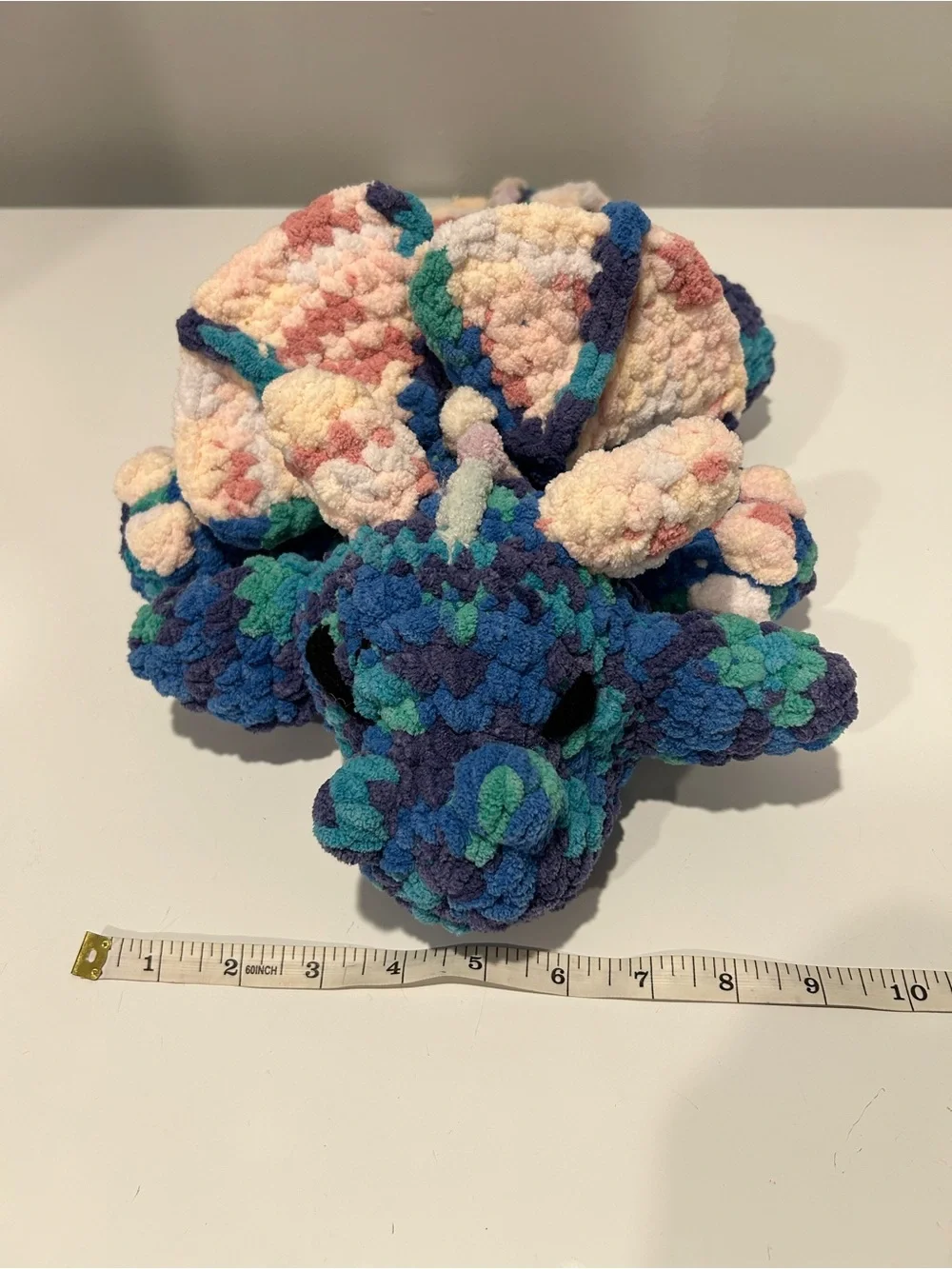 Handmade Crocheted Dragon
